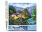 Figured'Art Paint by Numbers Kit for Adults Quiet house near the river 16"x20" - Craft Art Painting DIY Kit Rolled Canvas without frame